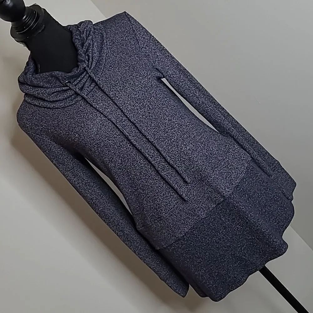 Cato XS cowl neck blue hoodie